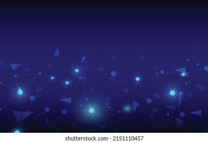 circuit connecting dots and lines.abstract background.molecules technology with polygonal shapes,  Connection structure. Big data visualization,futuristic Illustration Vector design