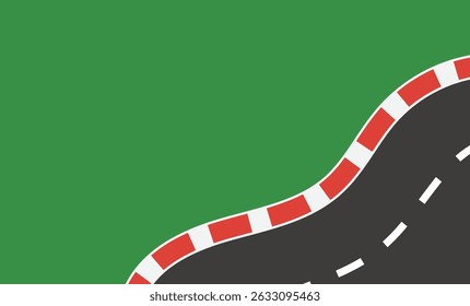 Circuit course illustration background material