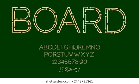 Circuit font or motherboard line type and techno geometric typeface, vector digital english alphabet. Motherboard or microchip letters and pcb alphabet font of connecting electric circuit lines