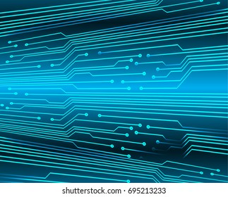 circuit future technology, blue cyber security concept background, abstract hi speed digital internet.motion move blur. pixel. vector