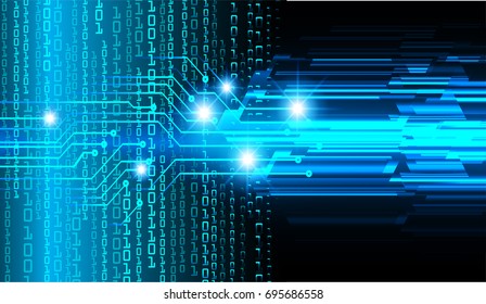 circuit future technology, blue cyber security concept background, abstract hi speed digital internet. motion move blur.