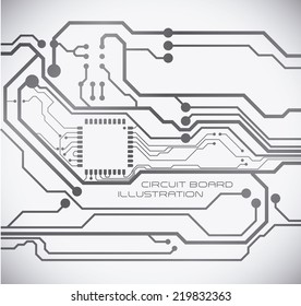 circuit graphic design , vector illustration