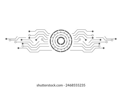 Circuit icon illustration design template