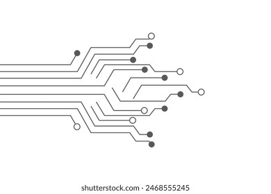 Circuit icon illustration design template