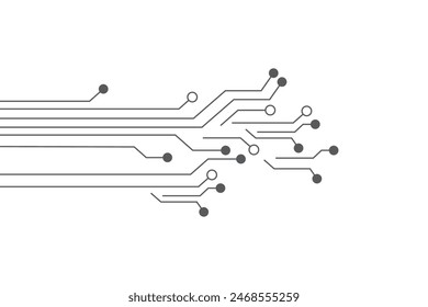 Circuit icon illustration design template