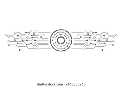 Circuit icon illustration design template