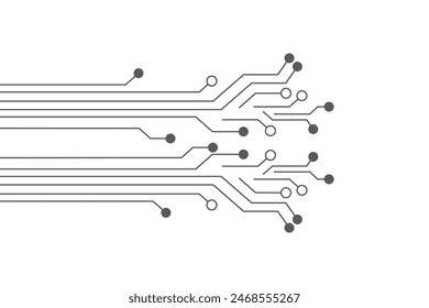 Circuit icon illustration design template