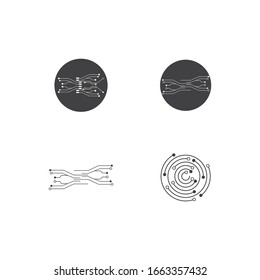 circuit icon ilustration vector template