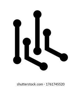 circuit  icon or logo isolated sign symbol vector illustration - high quality black style vector icons
