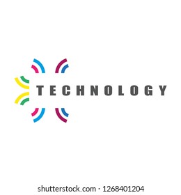 Circuit icon templates , vector logo technology for business corporate , elements , illustration