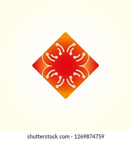 Circuit icon templates , vector logo technology for business corporate , elements , illustration