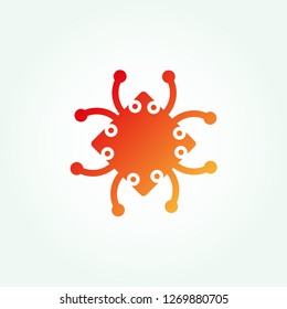 Circuit icon templates , vector logo technology for business corporate , elements , illustration