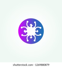 Circuit icon templates , vector logo technology for business corporate , elements , illustration