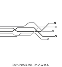 Circuit icon vector illustration design template