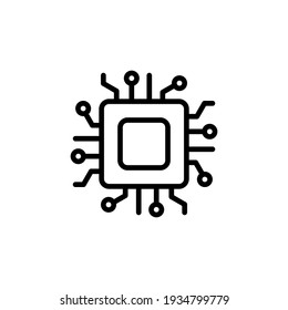 Circuit icon vector illustration logo template for many purpose. Isolated on white background.