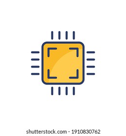Circuit icon in vector. Logotype