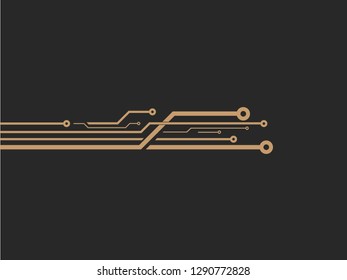 Circuit icons template, vector logo technology for business corporate, connection, illustration -vector
