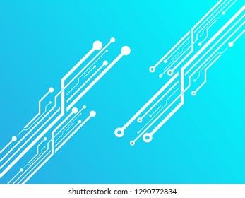 Circuit icons template, vector logo technology for business corporate, connection, illustration -vector
