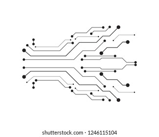 Circuit Illustration Design Stock Vector (Royalty Free) 1246115104 ...