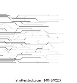 Circuit illustration design technology vector.