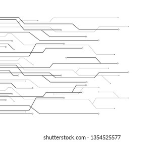 Circuit illustration design vector