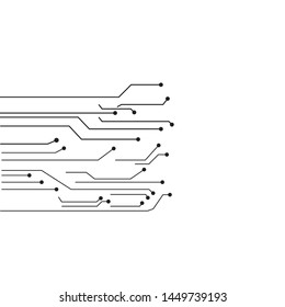 Circuit illustration design vector icon