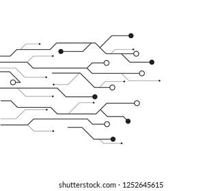 Circuit illustration design vector symbol logo technology