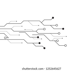 Circuit illustration design vector symbol logo technology