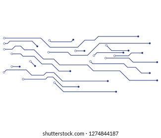 Circuit illustration design vector symbol logo technology