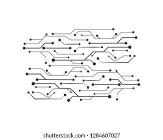 Circuit Board Pattern Abstract Technology Circuit Stock Vector (Royalty ...