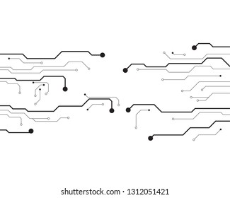 Circuit illustration design vector symbol logo technology