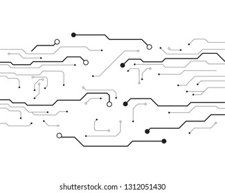 Circuit illustration design vector symbol logo technology