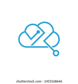 Circuit illustration design vector symbol logo technology