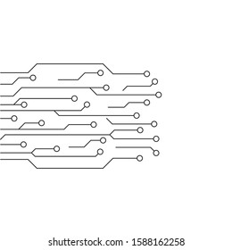 Circuit illustration design vector symbol logo technology