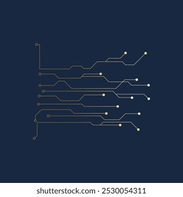 Circuit illustration design vector symbol logo technology