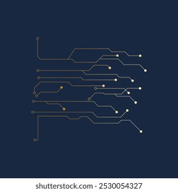 Circuit illustration design vector symbol logo technology