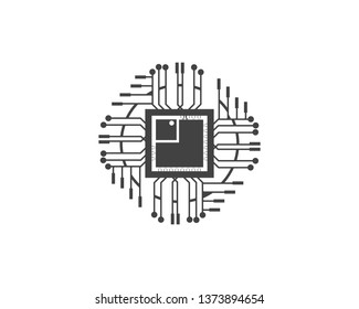 Circuit illustration vector design