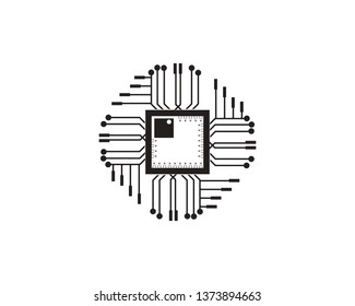 Circuit illustration vector design