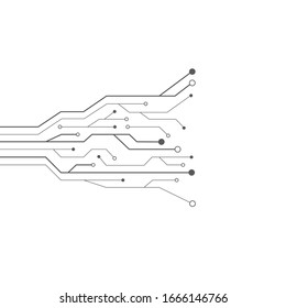 circuit illustration vector icon template