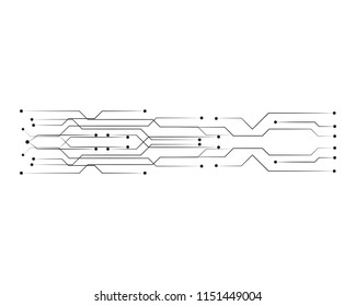 circuit illustration vector template