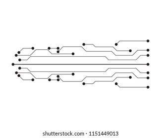 circuit illustration vector template