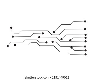 circuit illustration vector template