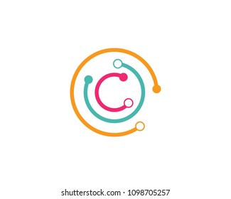 circuit ilustration vector template
