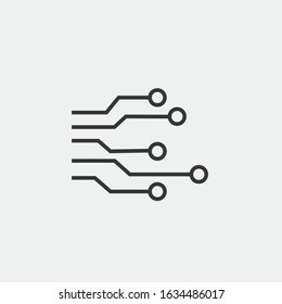 Circuit line icon technology for circuit boards