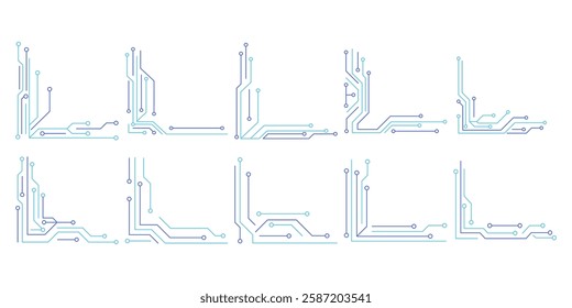 Circuit Line Technology Corner Collection