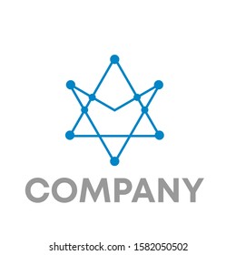 circuit logo icon design template sign