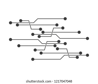 Circuit logo illustration