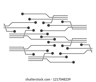 Circuit logo illustration