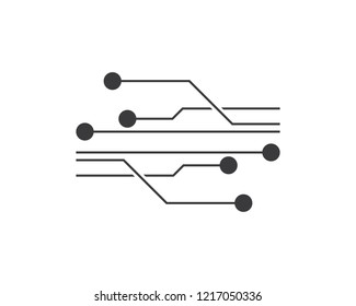 Circuit logo illustration