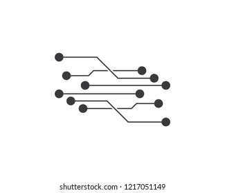 Circuit logo illustration